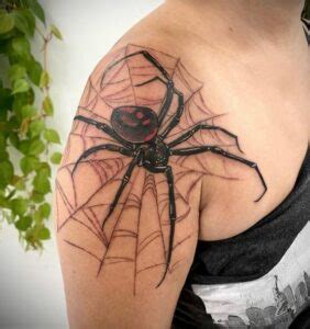 Black Widow Tattoo Meaning With 105+ Thrilling Tattoo Images For ...