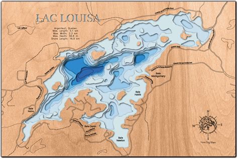 Lac Louisa in Argenteuil, Quebec, Canada – Horn Dog Maps
