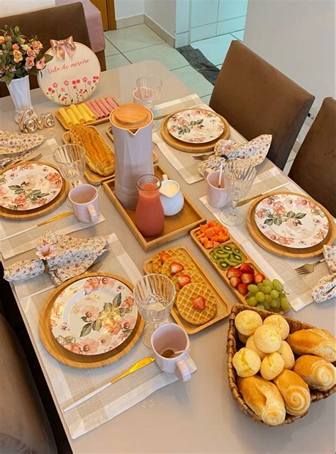 Mesa Para Café Da Manhã - Mesa posta café da manhã | Mesa posta para jantar, Mesa de café da ...