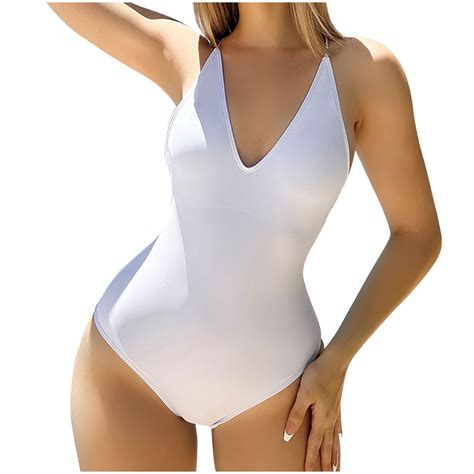 BeAi Women Swimsuits for Long Torso Strapless Bikini Sets for Women Tie