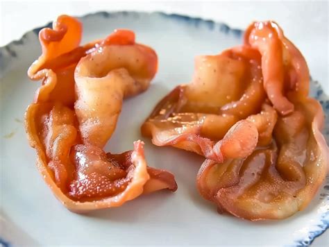 delicious pigs ears cooked  ways unique pork recipe baby baby lemon