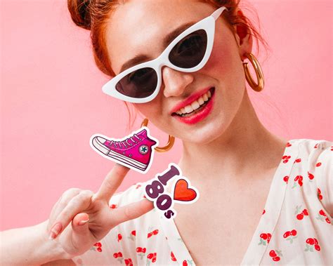 80s Stickers 80's Aesthetic Sticker Pack Grl Pwr Sticker - Etsy Canada
