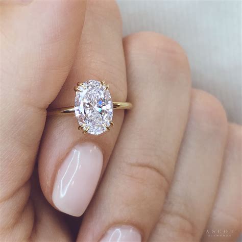 Oval Cut Diamond Solitaire