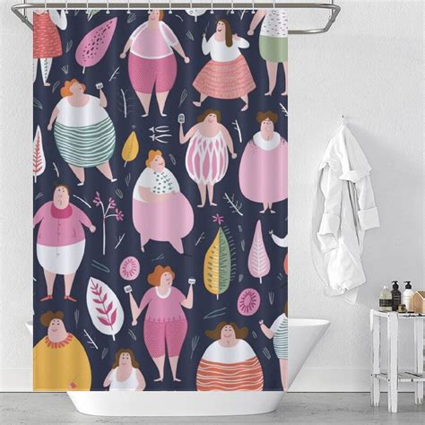 Playful Bottoms Butt Shower Curtain-Cottoncat