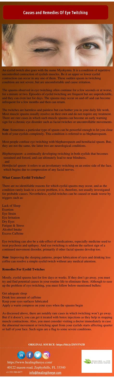 PPT - Causes and Remedies Of Eye Twitching PowerPoint Presentation