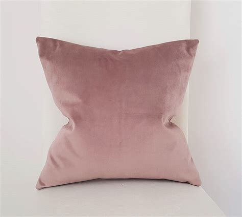 Light pink velvet pillow decorative pillows home decror light pink ...