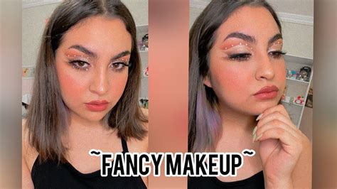 ~Fancy makeup~//maquillaje sencillo con piedritas - YouTube