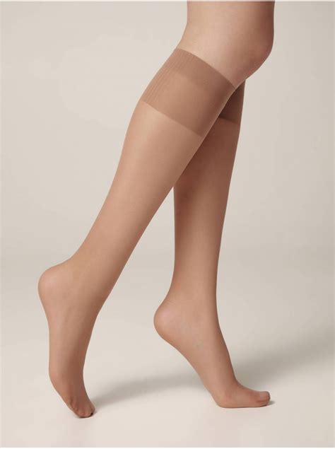 Классические капроновые гольфы 40 ден Conte Active 40 knee-highs 80884 ...