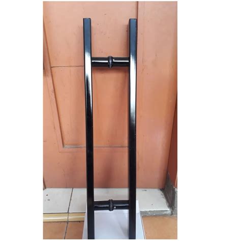 jual handle pintu stainless steel xcm panjang  cm hitam handle