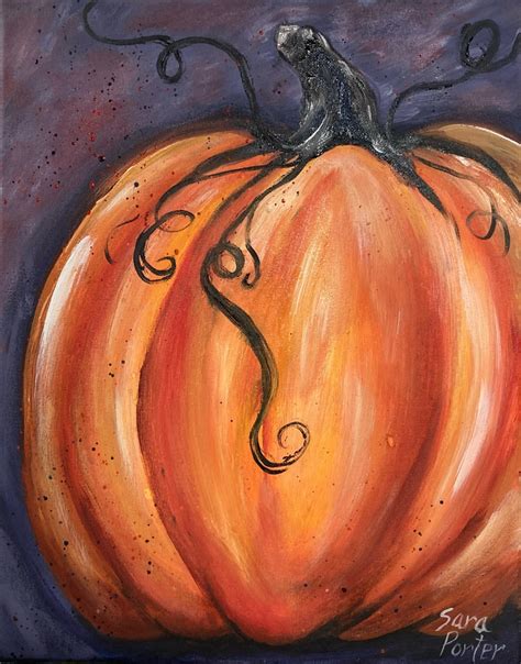 The Pumpkin Paint Along Class CM - Crosslake Minnesota