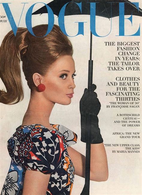 Мода стильных 60-х на страницах журнала Vogue: Идеи и вдохновение в ...