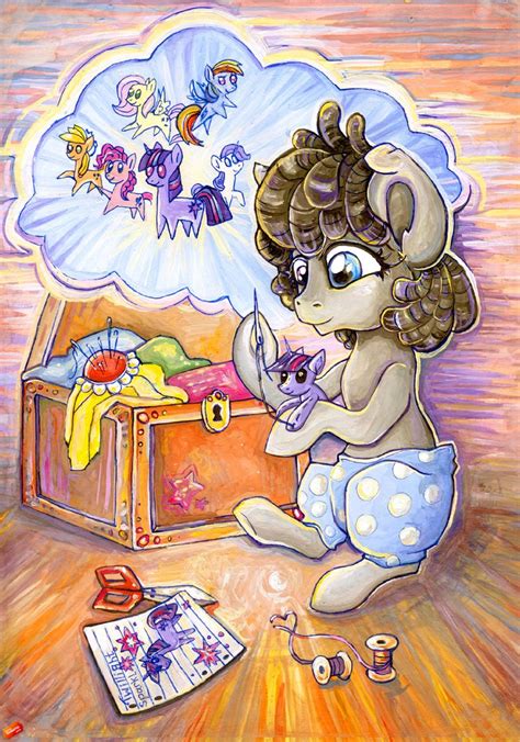 Needle and Thread. / mlp traditional art :: Smarty Pants (Смарти Пантс ...