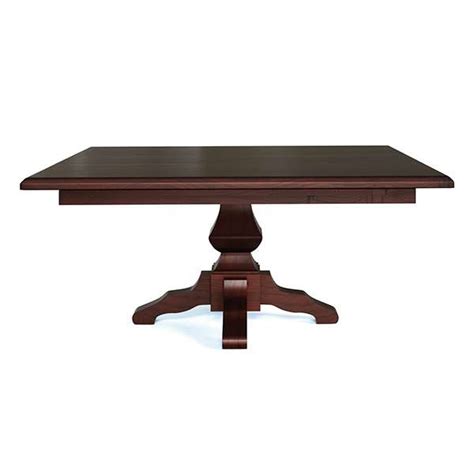 hardwood kingston dining table single troyer furniture