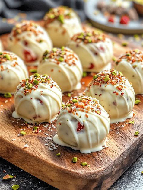 Decadent White Chocolate Raspberry Cheesecake Balls: A Sweet Indulgence - themomdish.com