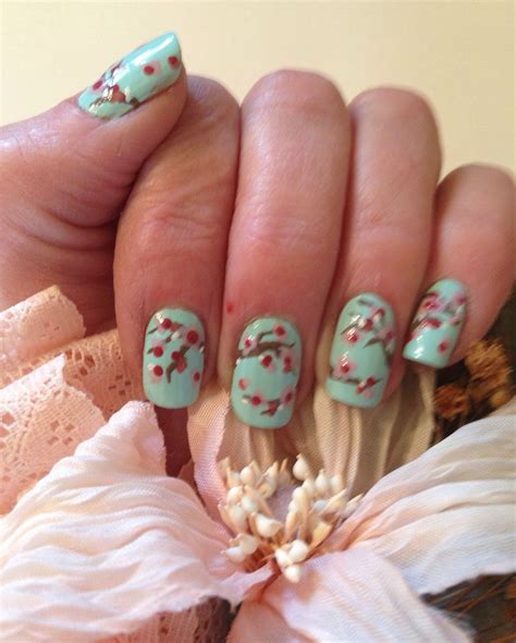 Cherry Blossom Nail Art