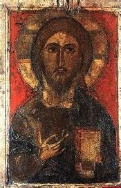Икона Спаса Вседержителя середины XIV века
