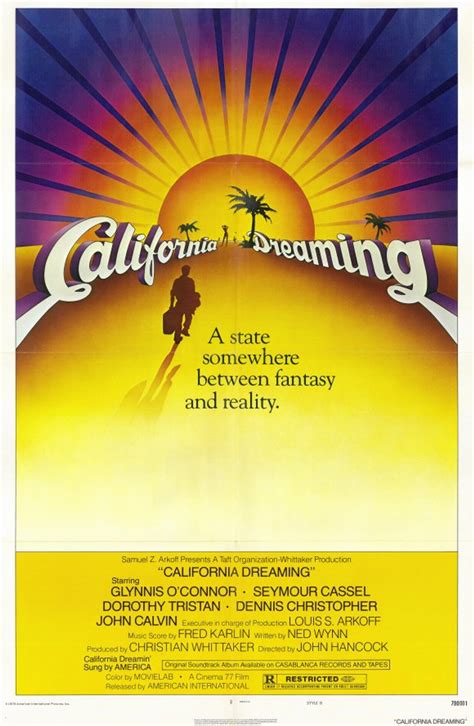 California Dreaming on DVD Starring Dennis Christopher and Glynnis O