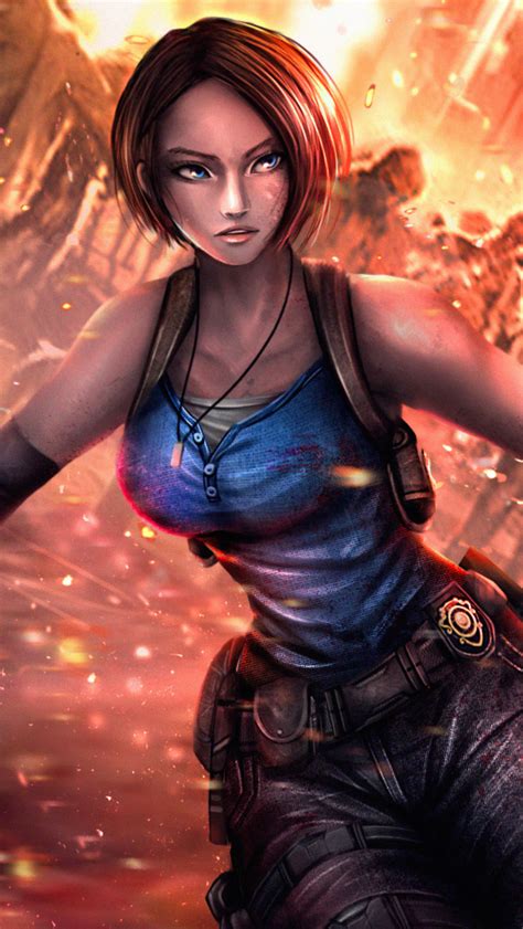 640x1136 Resolution Resident Evil 3 Nemesis 4k Art iPhone 5,5c,5S,SE ...