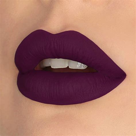Dark Purple Matte Lipstick