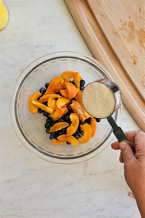 Delicious Apricot Blueberry Puff Pastry Crostata - This Dear Casa