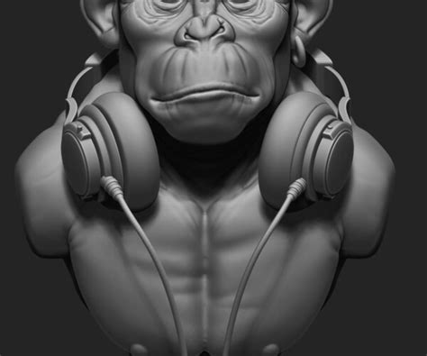 ArtStation - Bust Monkey | Resources