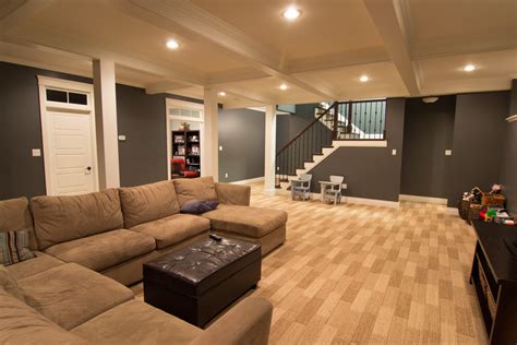 25 Basement Remodeling Ideas & Inspiration: Basement Rec Room Paint Colors