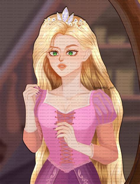 Fanart Rapunzel by tanamoART on DeviantArt