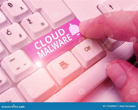 writing note showing cloud malware business photo showcasing malicious