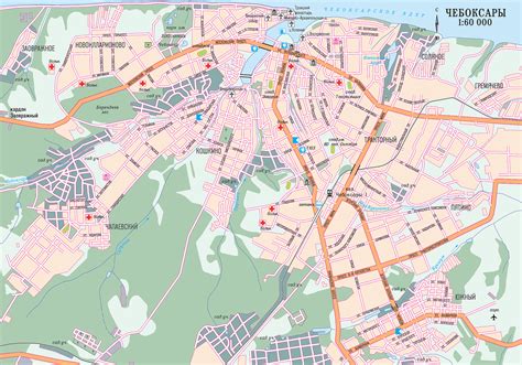 Cheboksary Map and Cheboksary Satellite Images