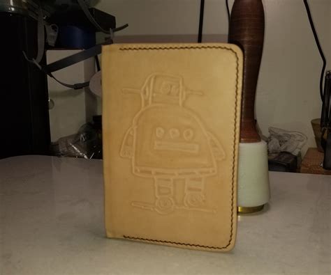 stamped leather notebook cover  steps  pictures instructables