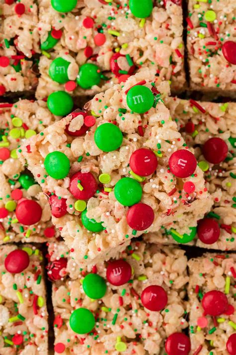 Christmas Rice Krispies Treats Recipe Fun Christmas Rice Krispie