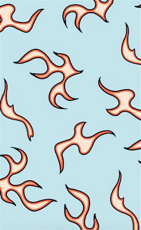 Cartoon Cute Fire Background