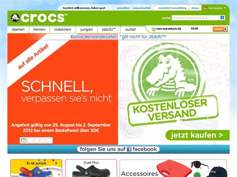 NEU: Crocs.de Online Shop Erfahrungsberichte