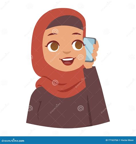 Arabic Ethnicity And Traditional Wear Concept Cartoon Vector