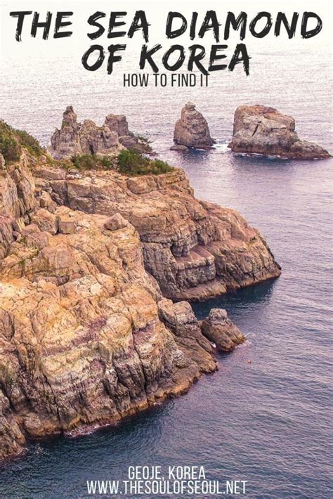 sea diamond haegeumgang   coast  geoje island  korea