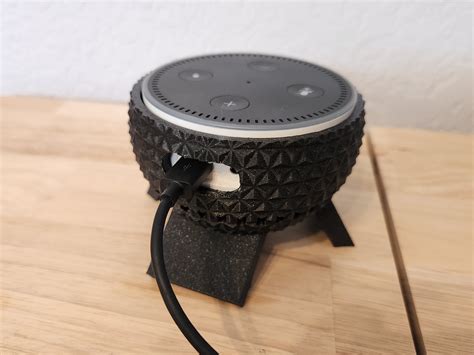 Epcot Spaceship Earth Amazon Echo Dot 2nd Gen Stand with Cover - 3D