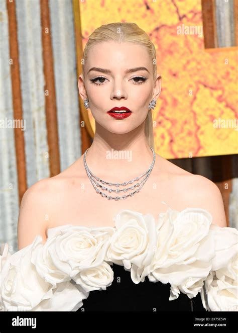 LONDON, ENGLAND, UK - MAY 17 2024: Anya Taylor-Joy attends the UK ...