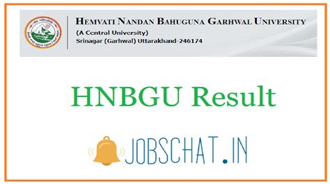 HNBGU University Result 2020 Out | UG, PG Semester Result