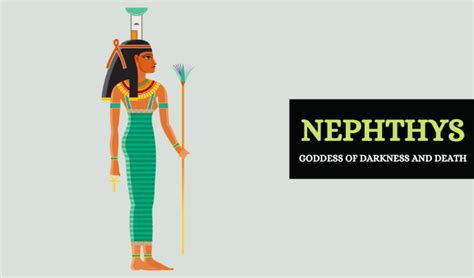 Nephthys - Goddess of Darkness and Death Egyptian Mythology