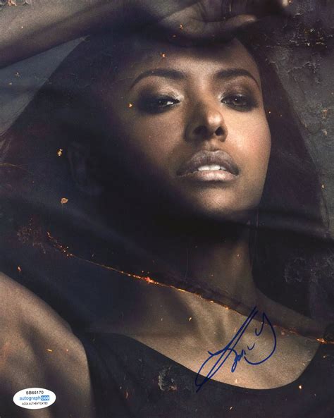 Kat Graham Signed 8x10 Photo Vampire Diaries Autographed ACOA – Zobie