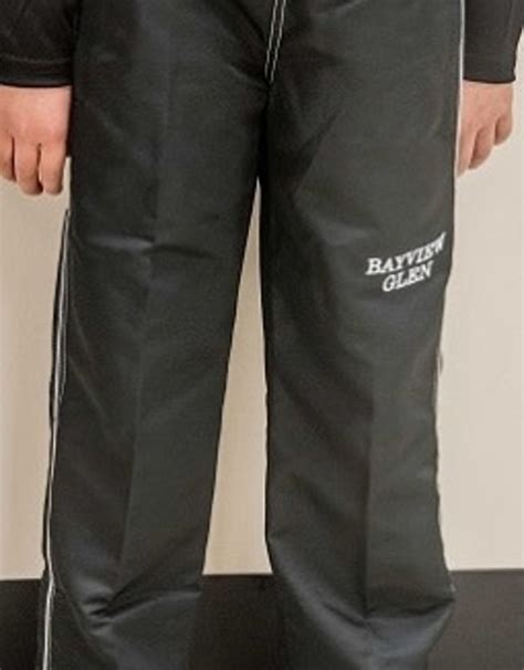 Windpants Black - Adult - The PA Shop@Bayview Glen