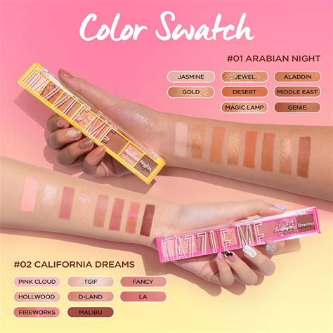 Dazzle Me The World Traveler Eyeshadow Palette 8g #01 Arabian Nights