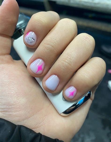 Короткие ногти 💗 | Ногти, Милые ногти, Дизайнерские ногти