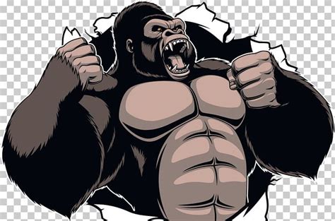 Gorilla King Kong Ape Cartoon PNG, Clipart, Animals, Ape, Arm, Art ...