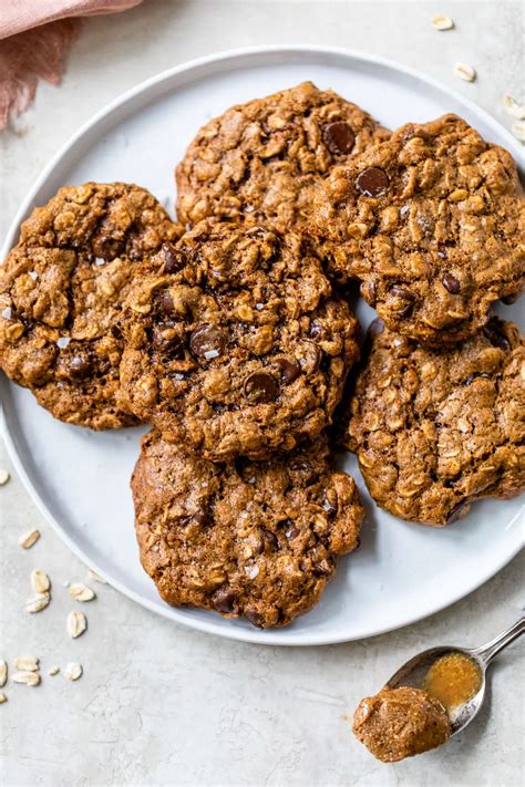 Almond Butter Oatmeal Cookies - The Almond Eater