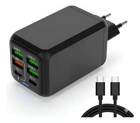 Melhor Carregador Turbo Tipo C - Carregador Turbo Tipo C Usb 6 Entradas 168w Carga Rápida | MercadoLivre