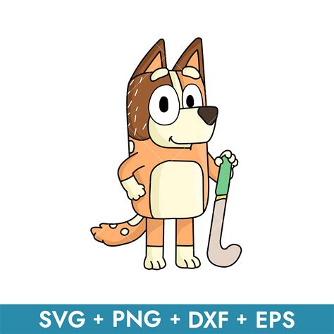 Bluey Mom Svg, Chilli Svg, Bluey Svg, Cartoon Svg, Png Eps D | Inspire