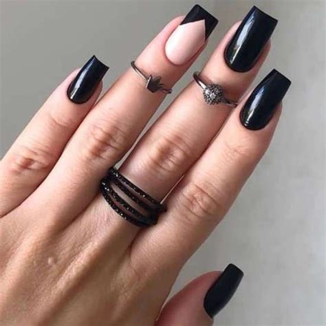 Decorações De Unha Preta - Decorações de unha preta: 22 inspirações | Almanaque da Mulher