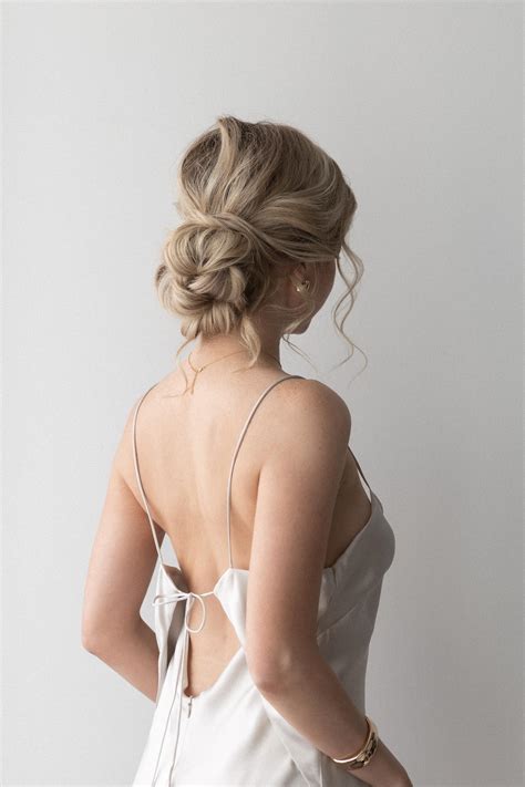 Easy Messy Updo Hairstyle | Wedding, Bridesmaid - Alex Gaboury