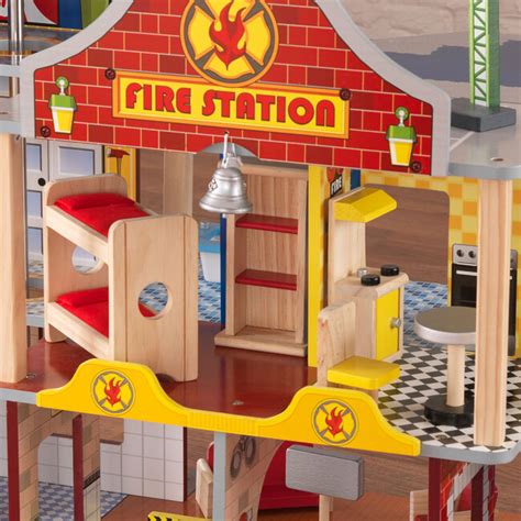 Deluxe Fire Station Set - KidKraft Vehicles & Trains | Maisonette